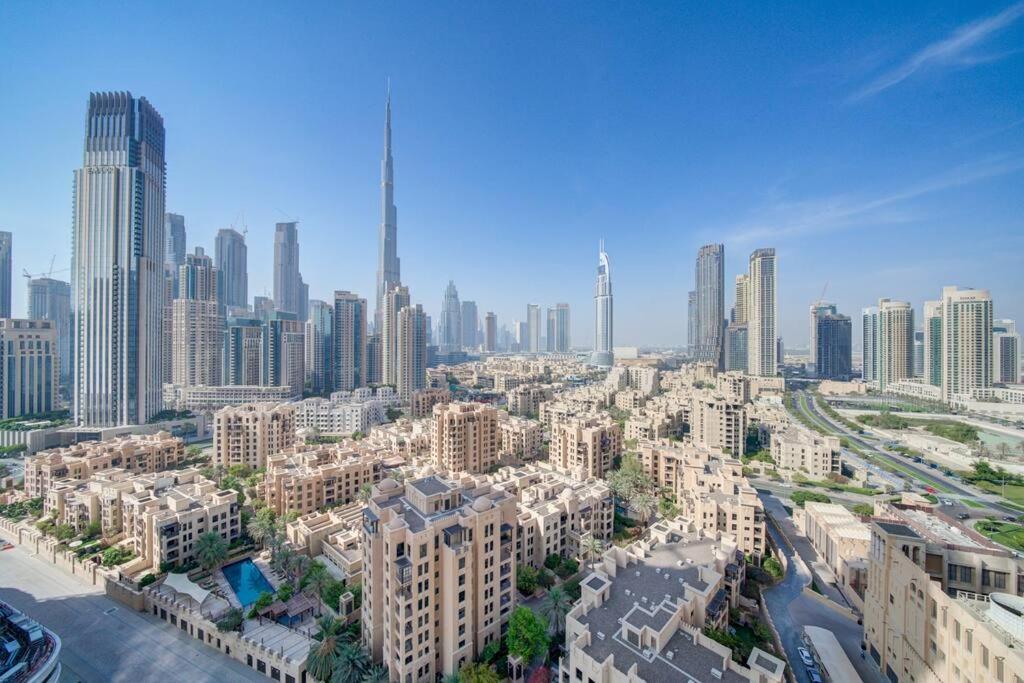 Burj Khalifa View - 2Br And Maid - Downtown Dubai Exterior foto